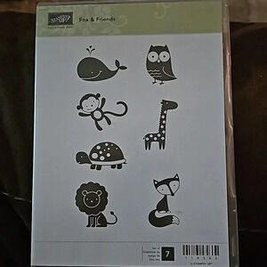 Stampin’ Up! Retired Stamp Set - Fox & Friends